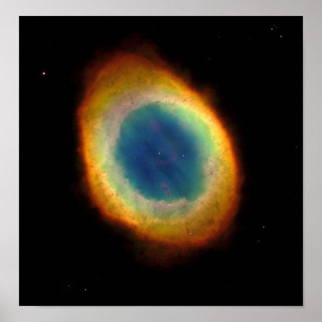 NASA - Der Ring Nebel - M57 Poster (Vorne)