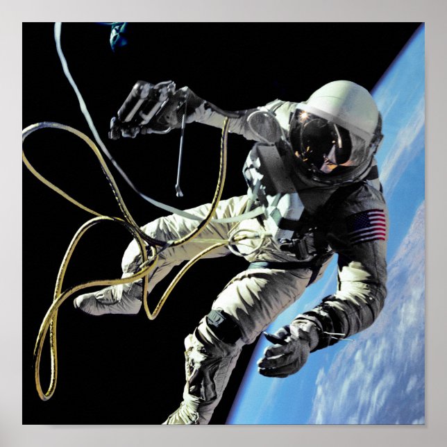 NASA Erstes amerikanisches Astronautenspaziergänge Poster (Vorne)