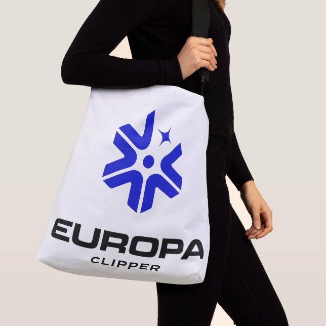 NASA Europa Clipper Logo Tragetaschen Mit Langen Trägern (Von Nahem)