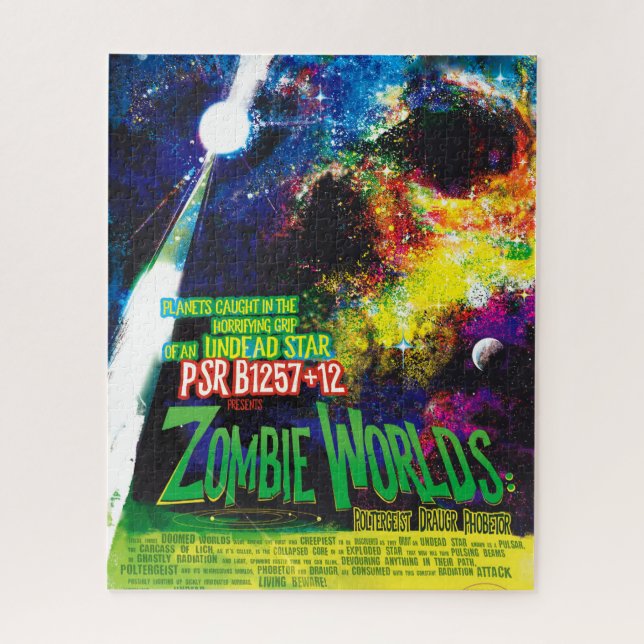 NASA Exoplanet Travel Bureau Zombie Worlds Poster (Vertikal)