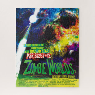 NASA Exoplaneten-Reisebüro Zombie-Welten Poster