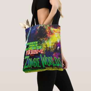 NASA Exoplaneten-Reisebüro Zombie-Welten Poster Tasche