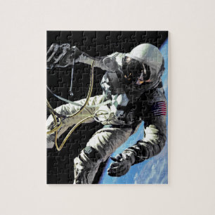 NASA-Foto des ersten amerikanischen Astronauten be
