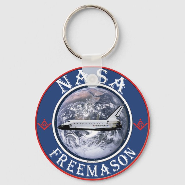 NASA Freemason Schlüsselanhänger (Vorderseite)