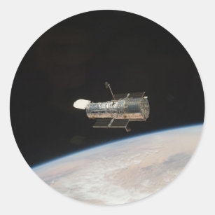 NASA Hubble Weltraumteleskop Runder Aufkleber