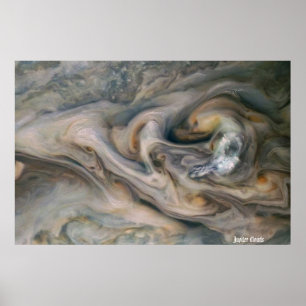 NASA / Juno / Jupiter / Wolken / Poster
