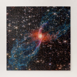 NASA JWST Rote Spinnennebel-Foto
