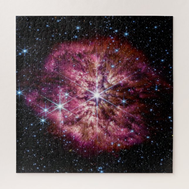 NASA JWST Wolf-Rayet Star WR 124 (Vertikal)