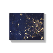 Nasa-Lichter aus dem Weltraum USA