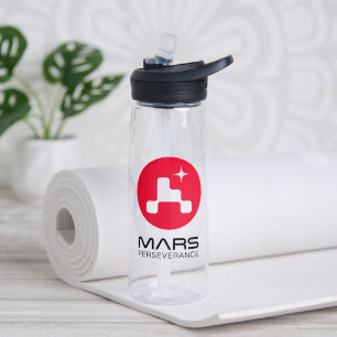 NASA-Mars: Ausdauerndes Rover-Logo klar 25 oz Trinkflasche