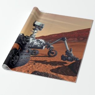 NASA Mars Curiosity Rover Künstler Konzept Geschenkpapier