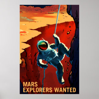 NASA-Mars nehmen Poster auf - Gewollt Forscher