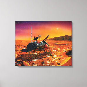 NASA Mars Polar Lander Künstler Konzept Kunstwerk Leinwanddruck