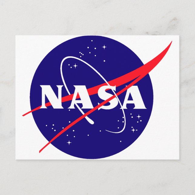NASA Meatball-Logo Postkarte (Vorderseite)