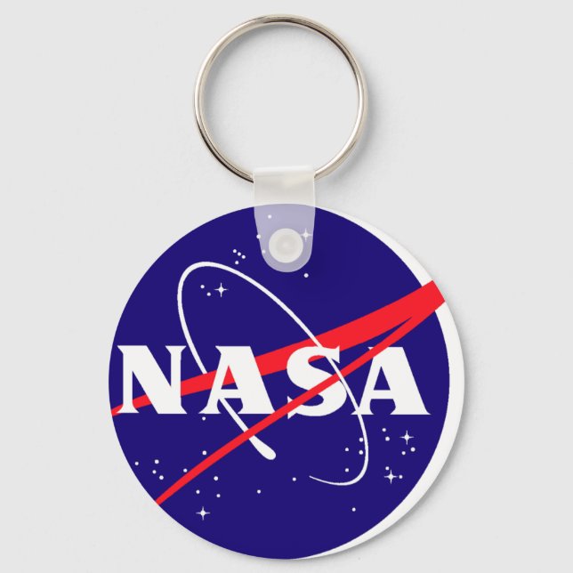 NASA Meatball-Logo Schlüsselanhänger (Vorderseite)