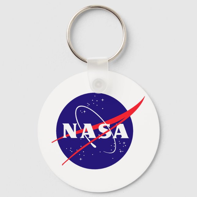 NASA Meatball-Logo Schlüsselanhänger (Vorderseite)