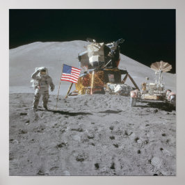 Nasa Moon Landing Apollo 15 Mondmodul 1971 Poster