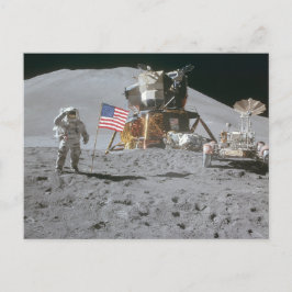 Nasa Moon Landing Apollo 15 Mondmodul 1971 Postkarte