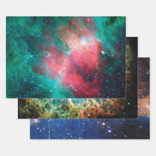 NASA-Nebula-Fotos Geschenkpapier Set