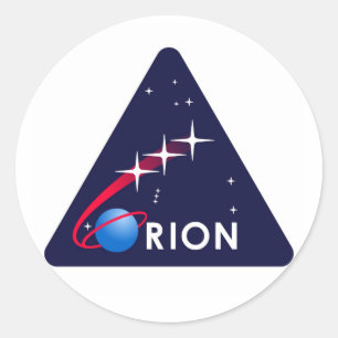NASA-Orion-Logo Runder Aufkleber