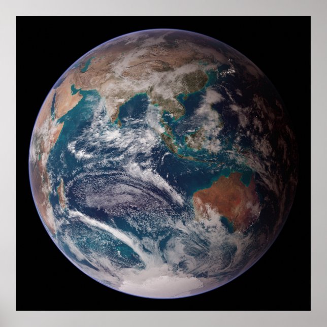 NASA Planet Erde Indischer Ozean Poster (Vorne)