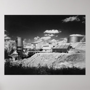 NASA Rocket Motor Testing, 1960er Poster