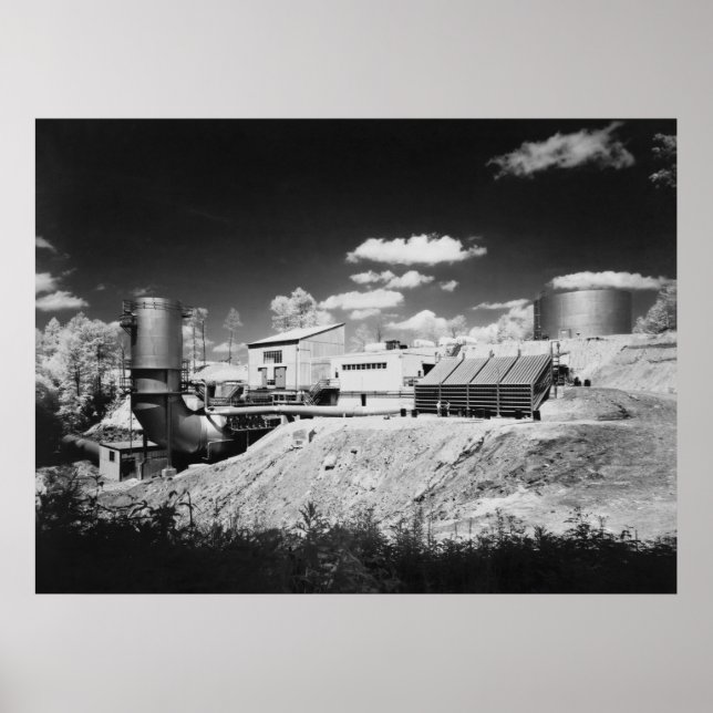 NASA Rocket Motor Testing, 1960er Poster (Vorne)