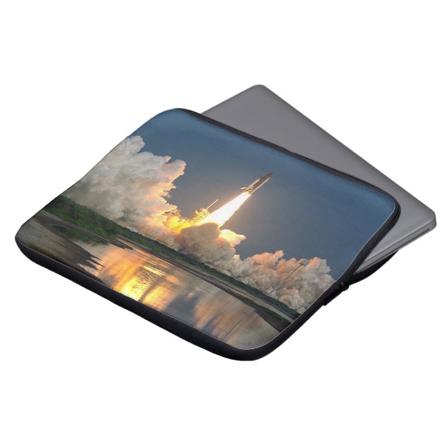 NASA Shuttle Launch Laptop Sleeve (Vorne Oben)