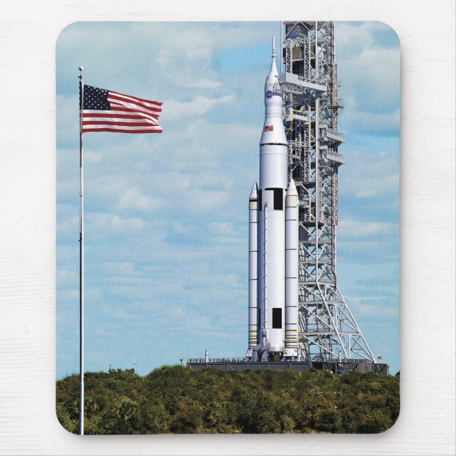 NASA SLS Space Launch System Raketenstartplatz Mousepad (Vorne)