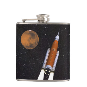 NASA SLS Weltraumstartsystem Flachmann