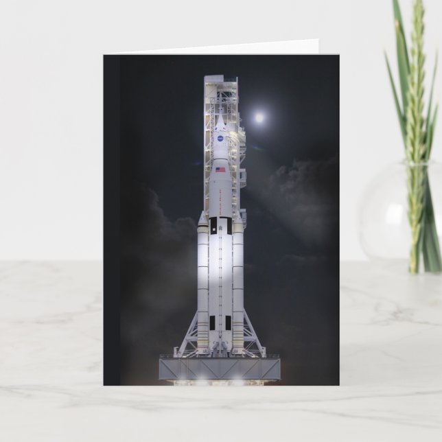NASA SLS Weltraumstartsystem Karte (Vorderseite)