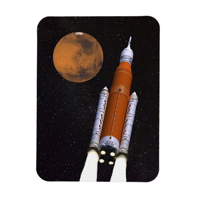 NASA SLS Weltraumstartsystem Magnet (Vertikal)