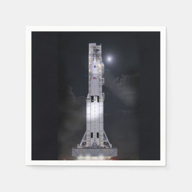 NASA SLS Weltraumstartsystem Serviette (Vorderseite)