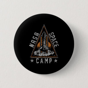 Nasa Space Camp Triangle Button