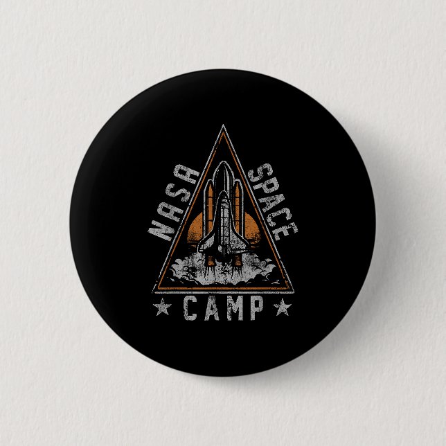 Nasa Space Camp Triangle Button (Vorderseite)