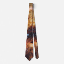NASA Space Galaxy Lumineuse Nebula Cravate