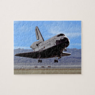 NASA Space Shuttle Atlantis landet auf der Edwards