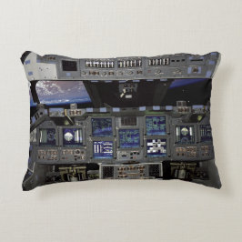 NASA Space Shuttle Cockpit Earth Orbit Window View Dekokissen