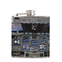 NASA Space Shuttle Cockpit Earth Orbit Window View Flachmann