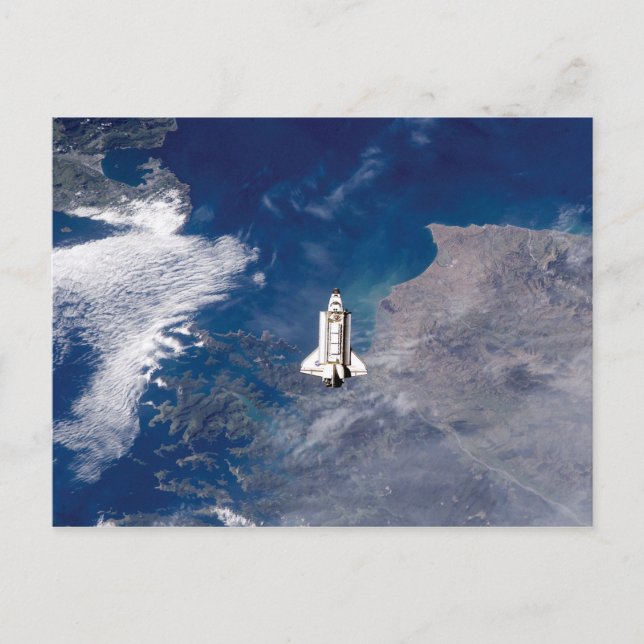 NASA Space Shuttle Endeavour STS-113 Earth Orbit Postkarte (Vorderseite)