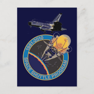 NASA Space Shuttle Program Postkarte