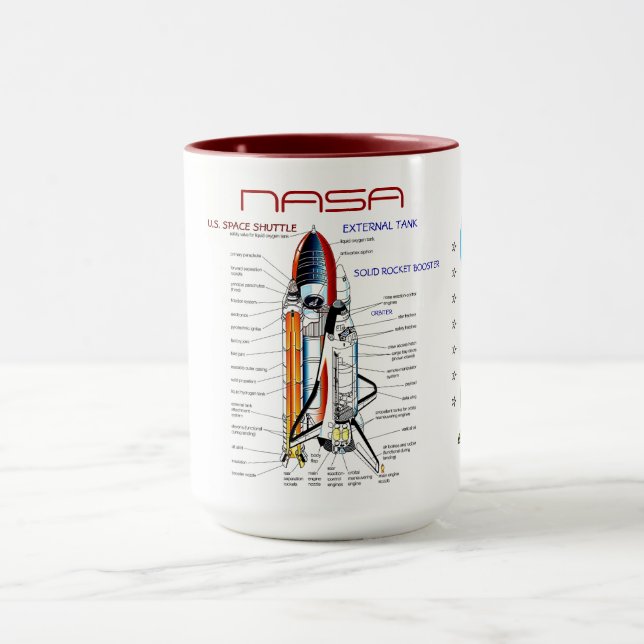 NASA SPACE SHUTTLE TASSE (Zentrum)