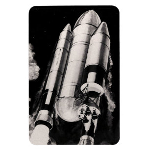 NASA Space Shuttle Trägerrakete Künstler Konzept Magnet