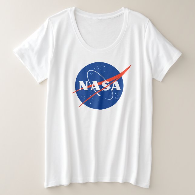 NASA-zugelassene Frauen Große Größe T-Shirt (Design vorne)