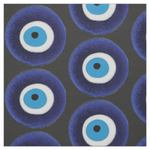 Nasar Evil Eye Protection Amulet Blue Beet Symbol Stoff