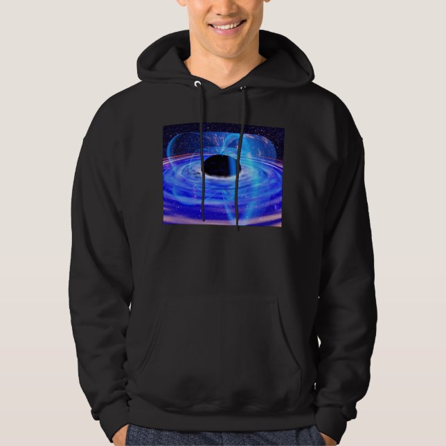 Nasas blaues Schwarzes Loch Hoodie (Vorderseite)