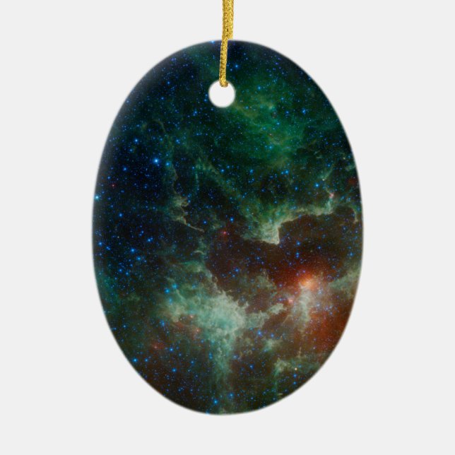 NASAs Herz-Soul-Nebel Keramik Ornament (Vorne)