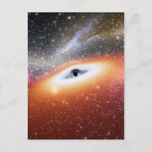 NASAs Massive Black Hole Postkarte