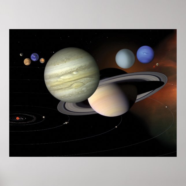 NASAs Unser Sonnensystem Poster (Vorne)