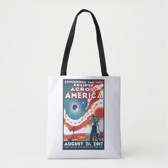 NASAsolareklipse-Amerika-Taschen-Tasche Tasche (Vorderseite)